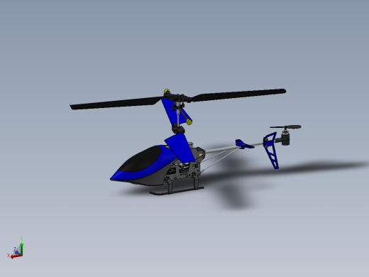 直升飞机 飞机模型设计 (88)