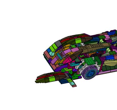 复仇火箭蝙蝠车积木