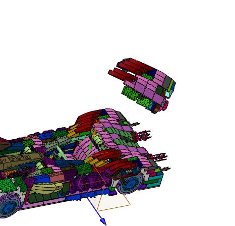 复仇火箭蝙蝠车积木
