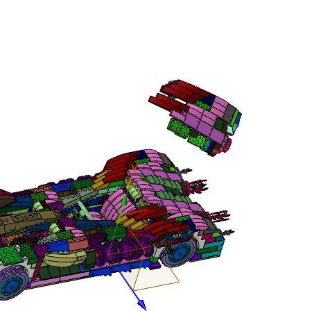 复仇火箭蝙蝠车积木缩略图