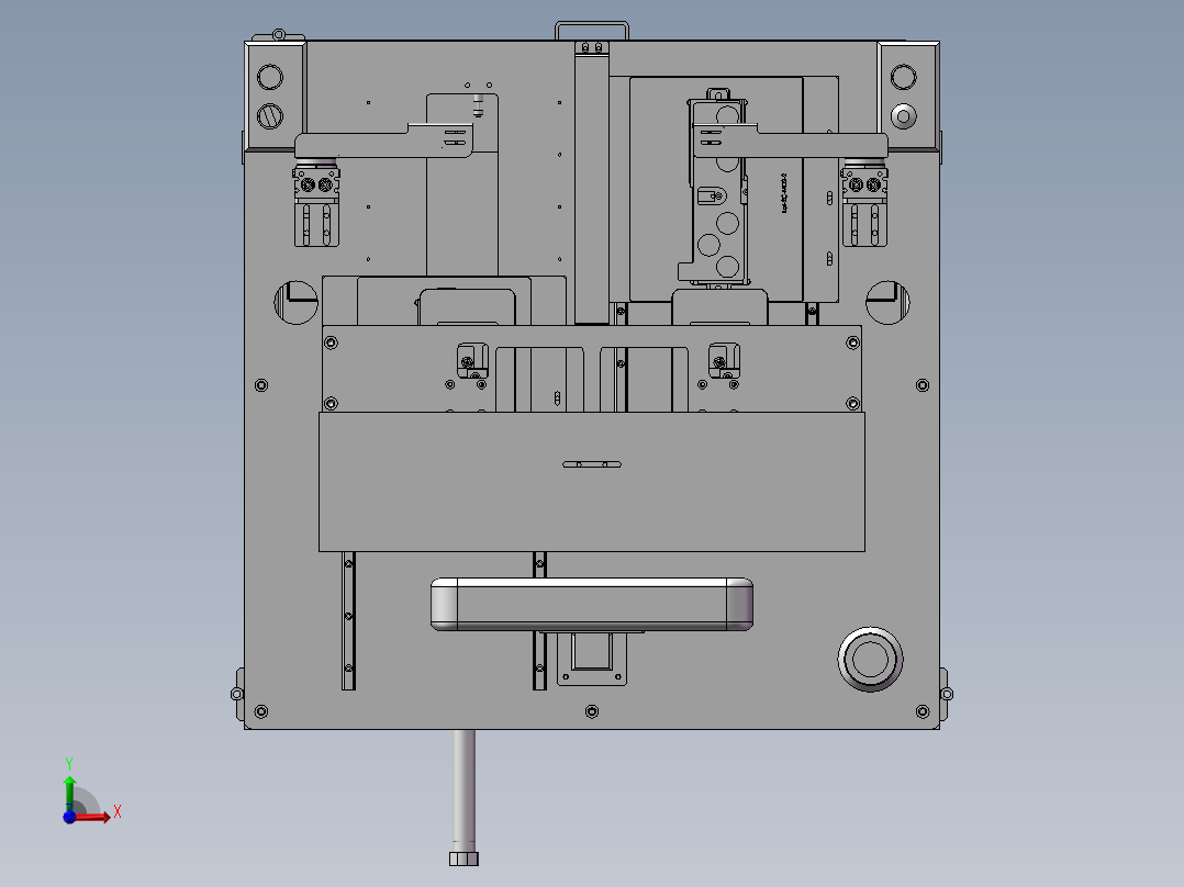 电池测量机前视图