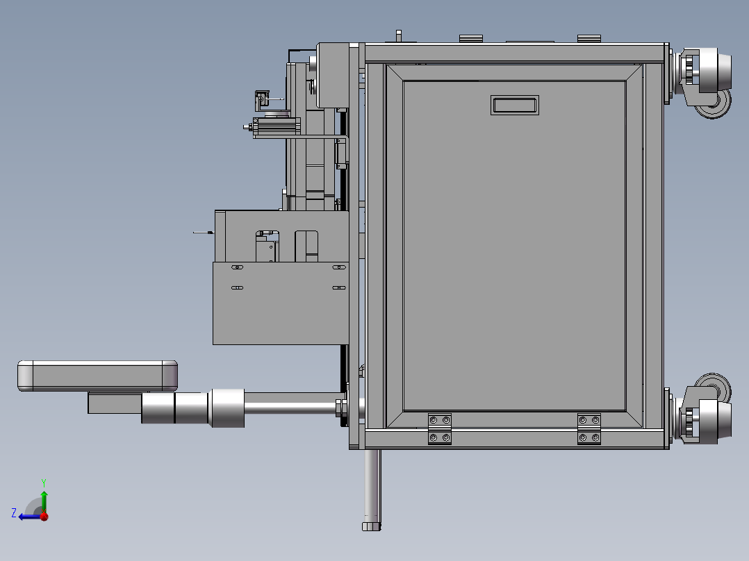 电池测量机右视图