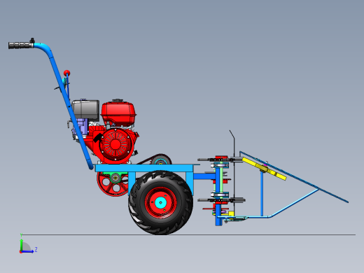 高速割晒机左视缩略图