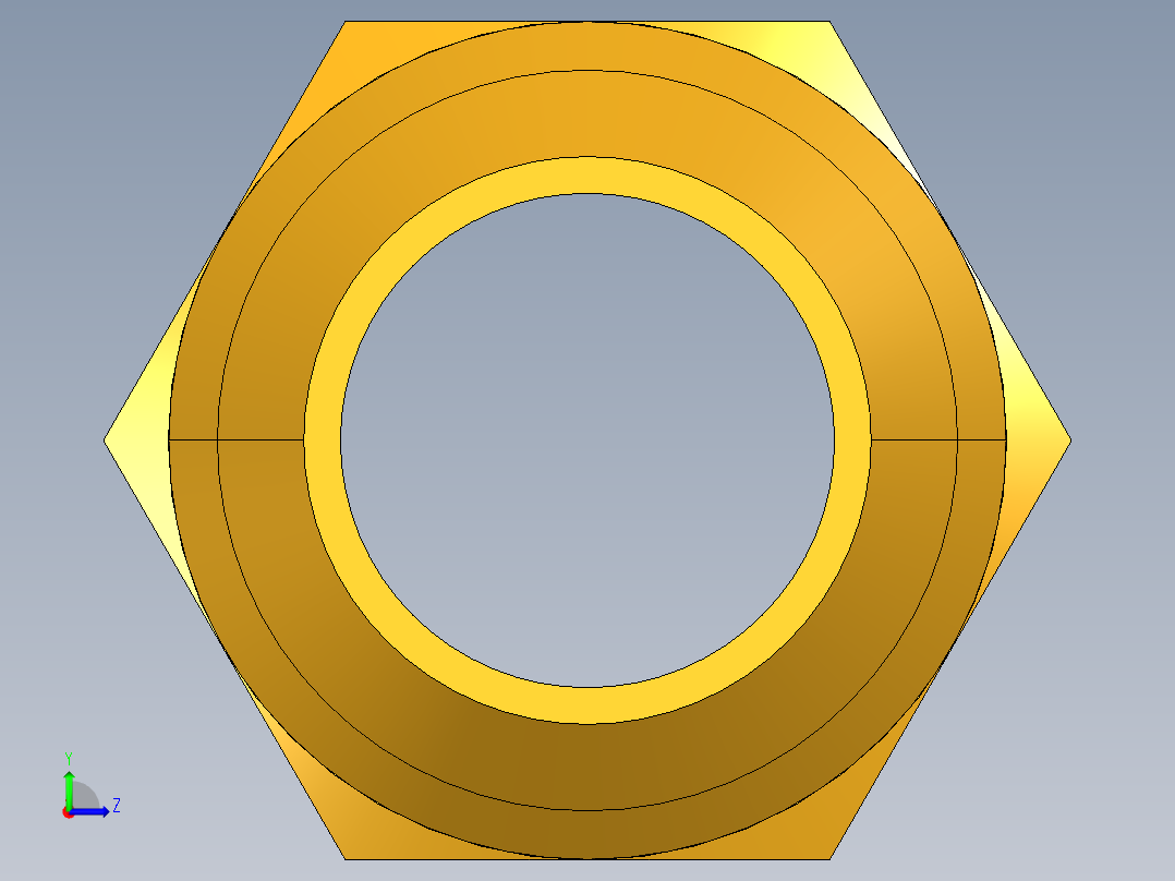 扩口式工业通用硬管接头Union 42F-12左视图