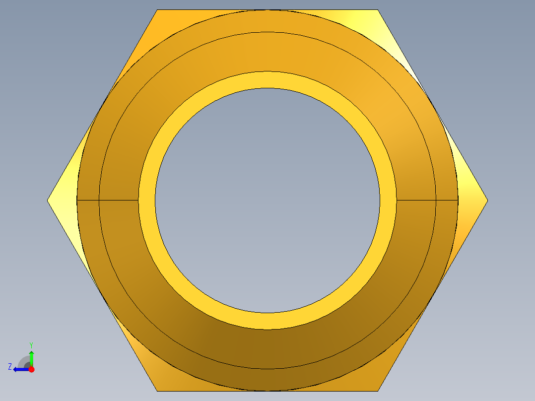 扩口式工业通用硬管接头Union 42F-12右视图