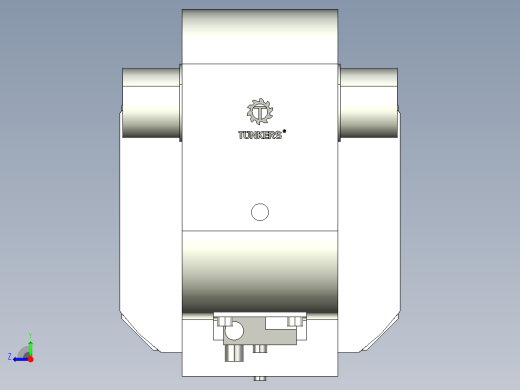 德克斯TUNKERS气缸数模KS_160_2_BD_A00_T12_135GRAD右视缩略图
