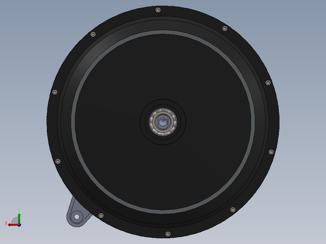 轮毂电机 (3)后视图