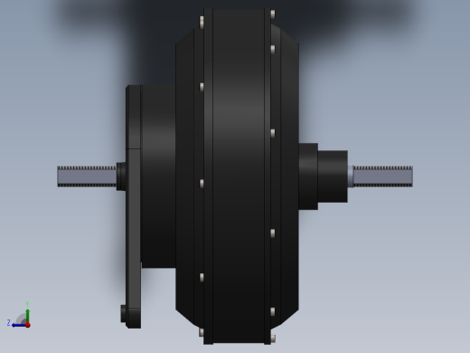 轮毂电机 (3)右视缩略图