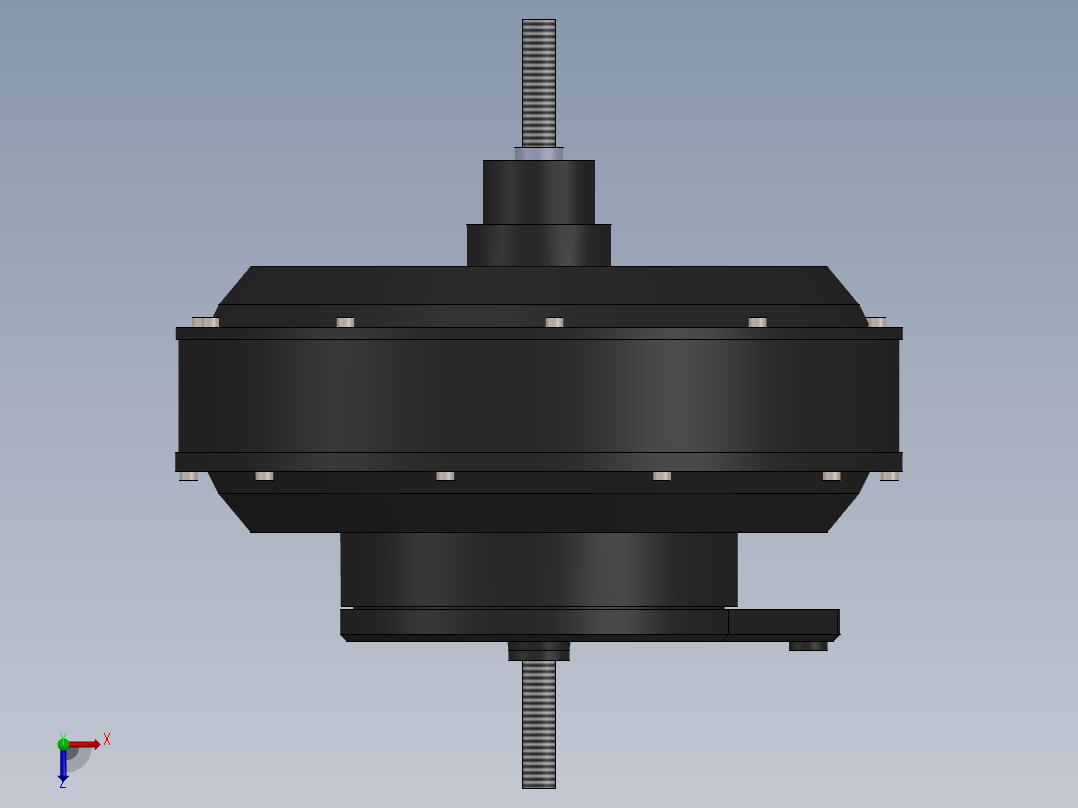 轮毂电机 (3)俯视图