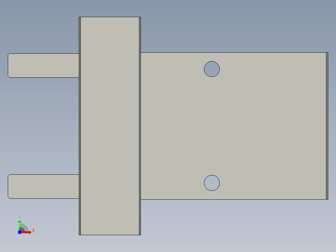 普通气爪PH01-16G前视图