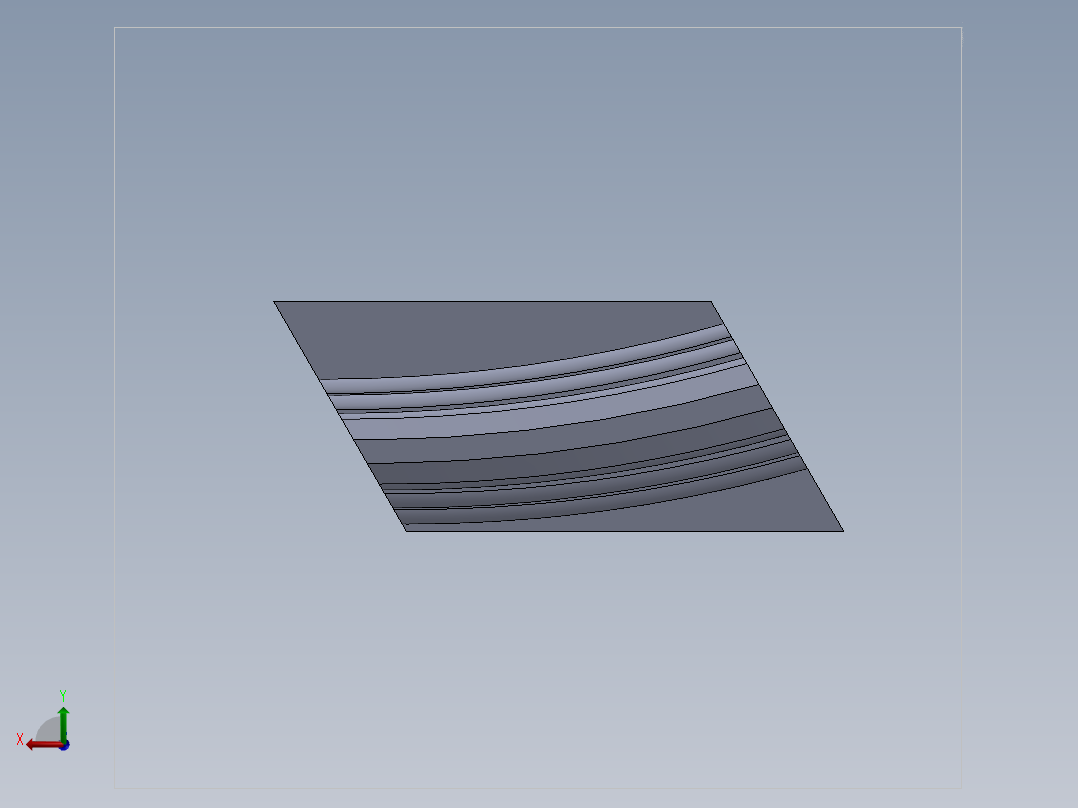 涡轮 叶片 涡扇 (40)后视图