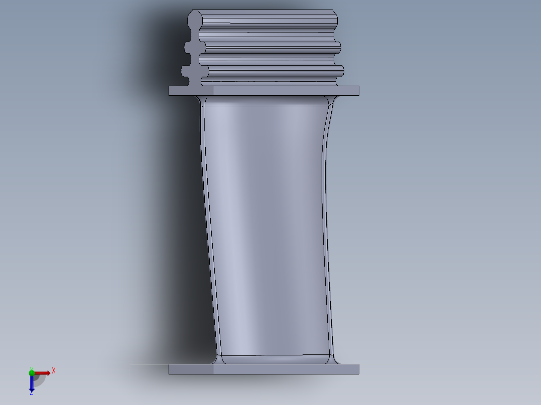 涡轮 叶片 涡扇 (40)俯视图