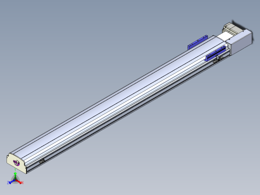 同步带滑台-半封闭B17H-L50-S1500-R-P75-D3