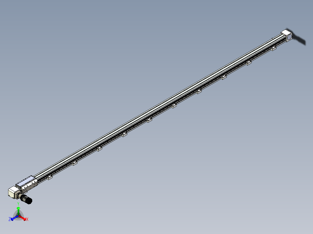 同步带滑台-欧规B8H-L176-S4000-L-ZP40-D3-N5主视图