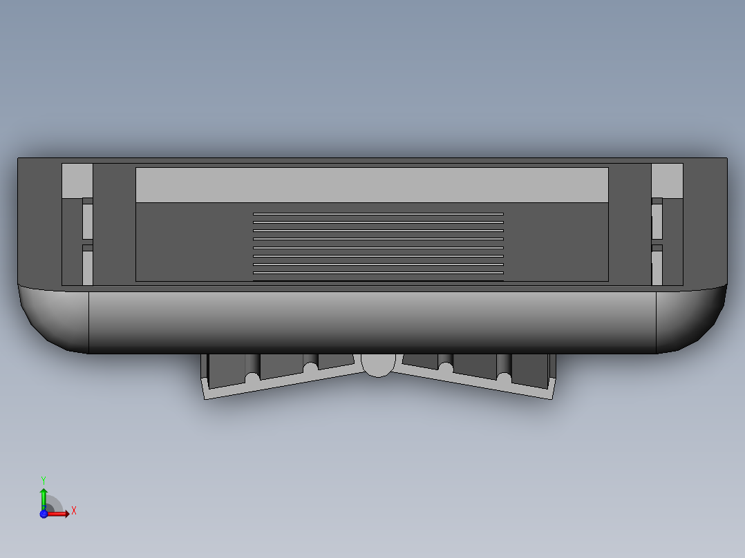 智能家居空气净化装置前视图