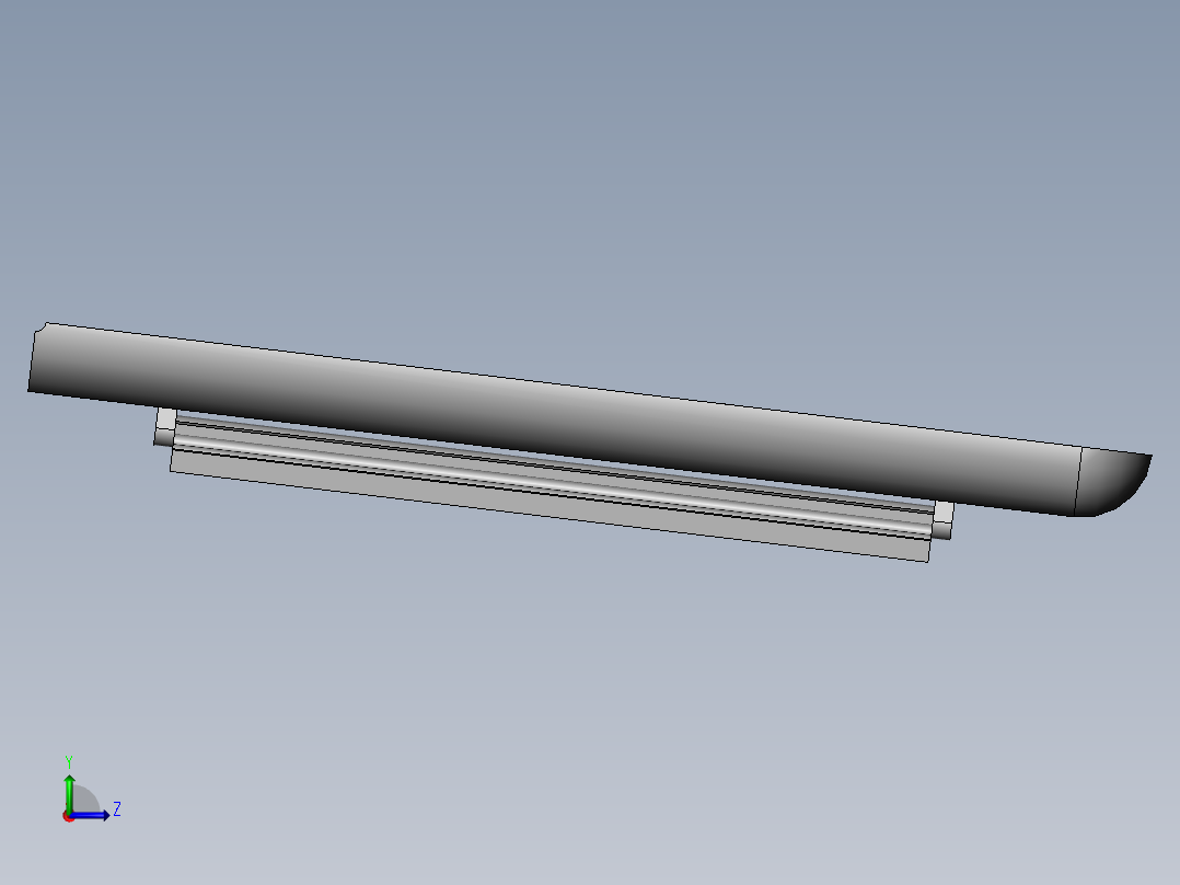 智能家居空气净化装置左视图