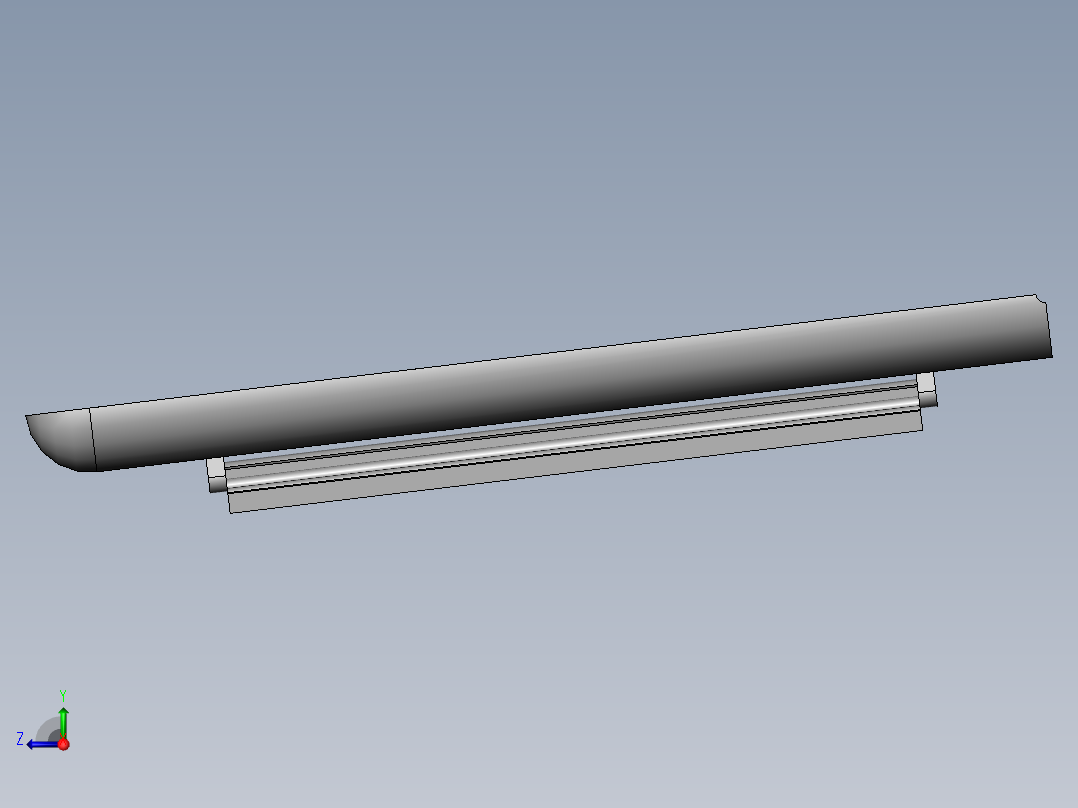 智能家居空气净化装置右视图