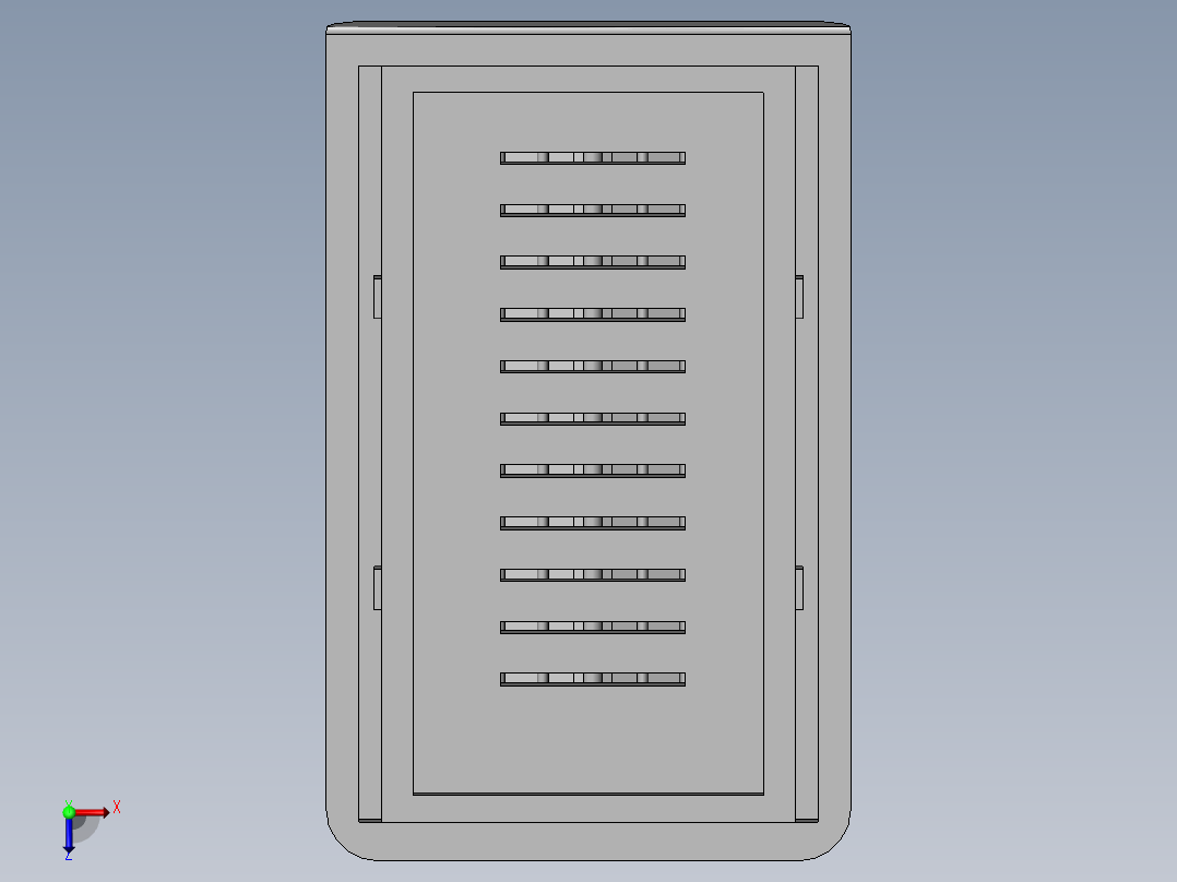 智能家居空气净化装置俯视图