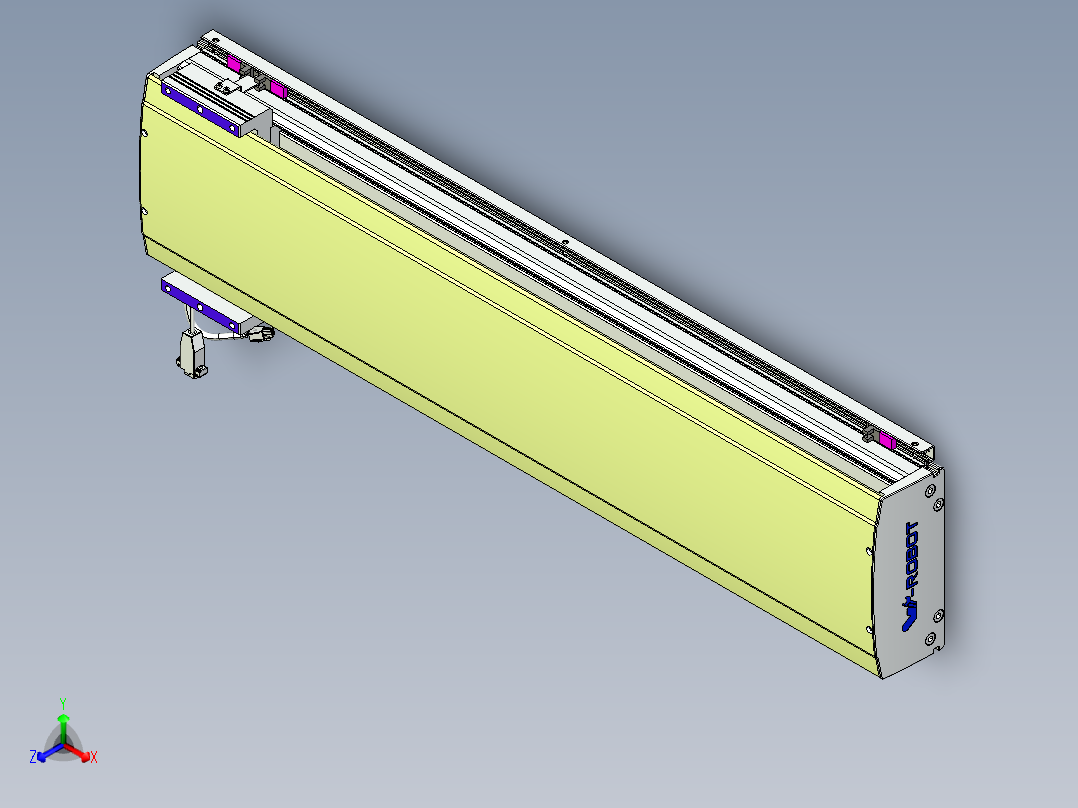 威洛博VL系列3d模型模组VL22H1Y-S850主视图