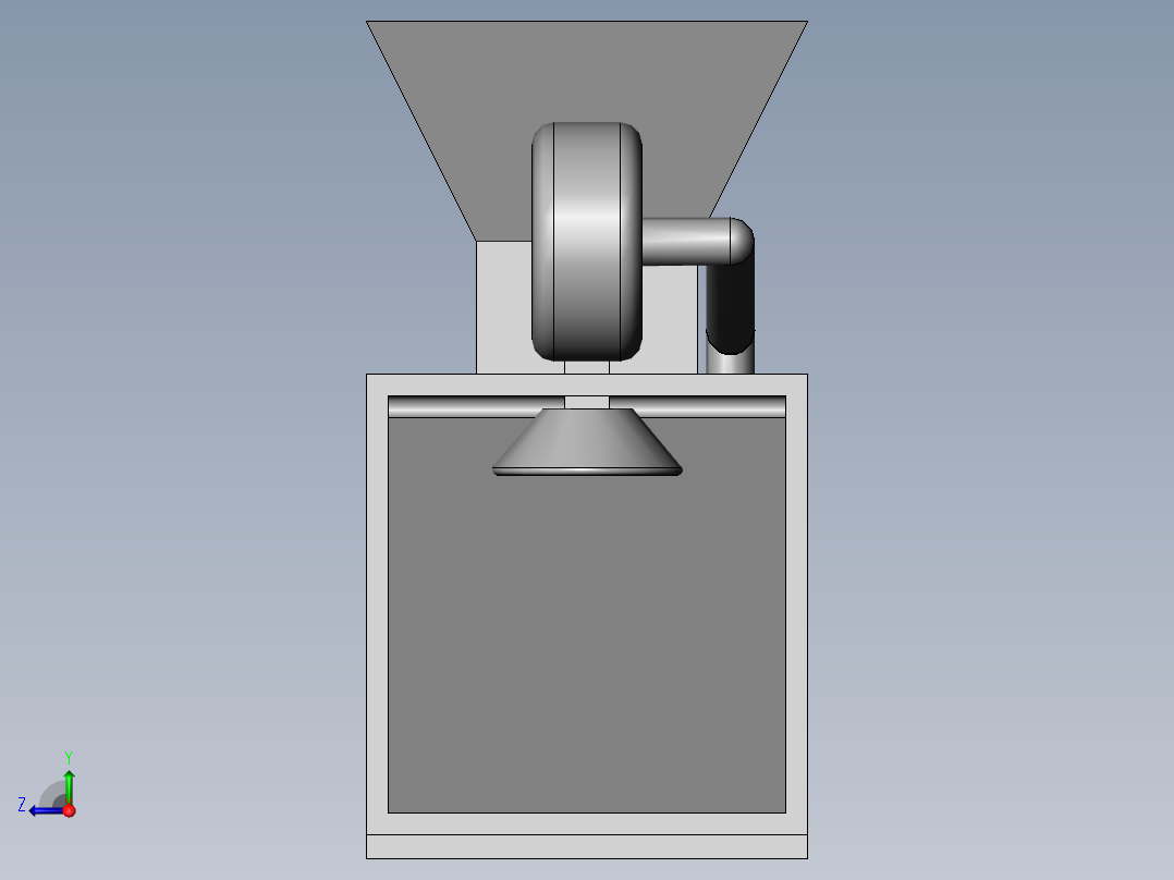 有机复合肥加工设备右视图