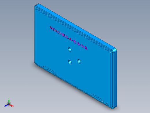 REACHER-A笔记本CNC工装夹具三维模型-CNC3SHOUGUANG正等轴测缩略图