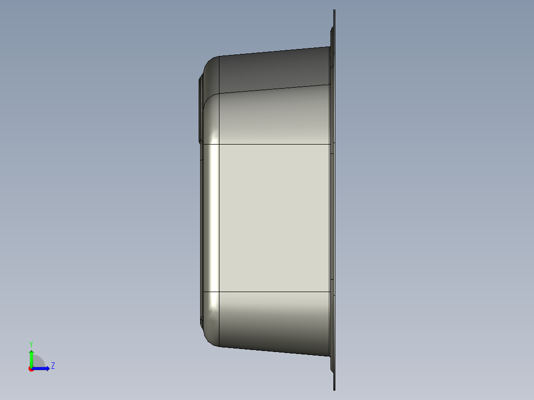 水槽、不锈钢水槽(119)左视图
