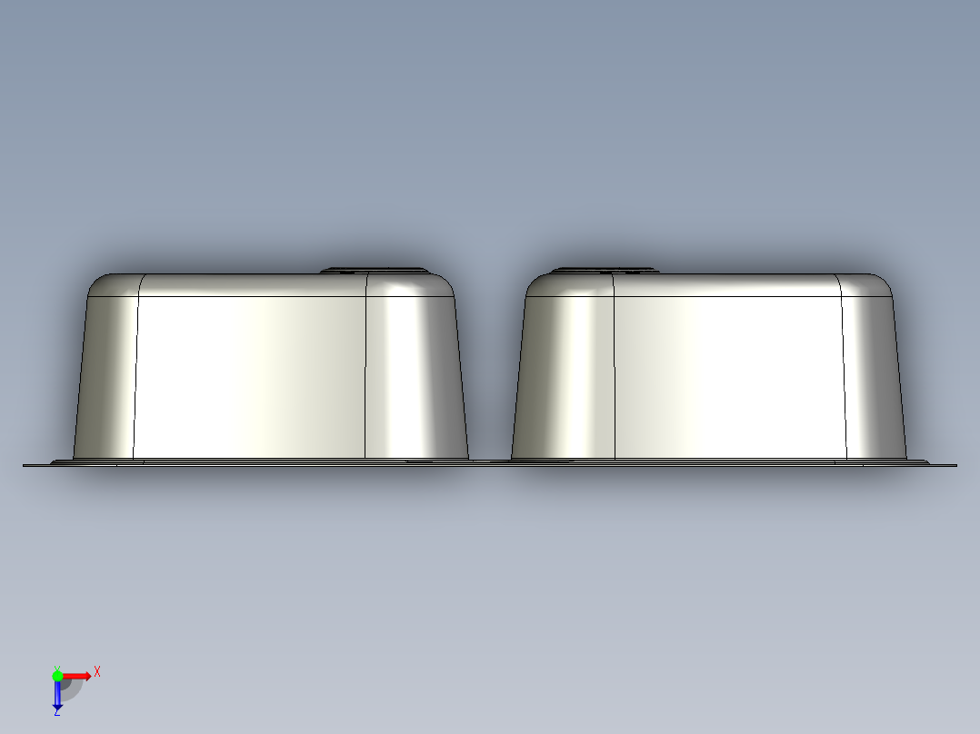 水槽、不锈钢水槽(119)俯视图