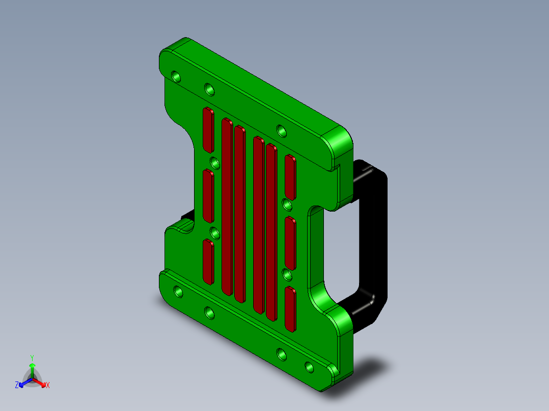 siva-aim-笔记本CNC工装夹具三维模型CNC3-GaiBan-170301主视图