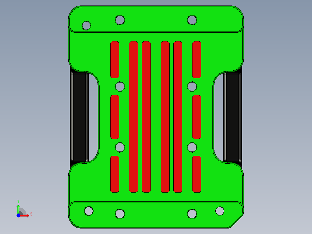 siva-aim-笔记本CNC工装夹具三维模型CNC3-GaiBan-170301前视图