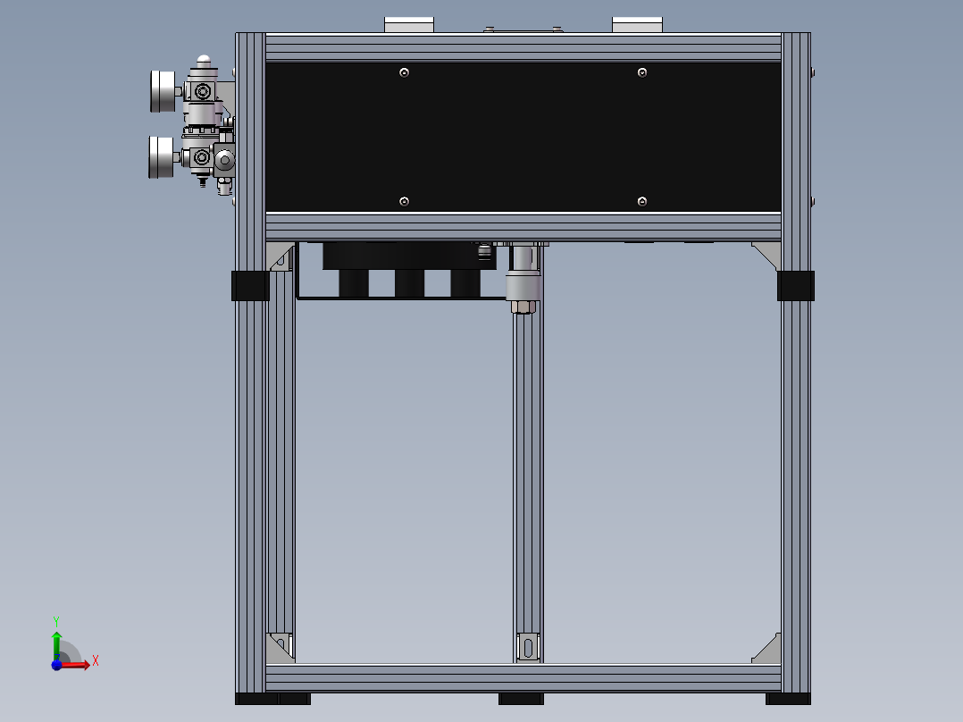 灯泡灯头自动铆压紧固设备sw18可编辑前视图