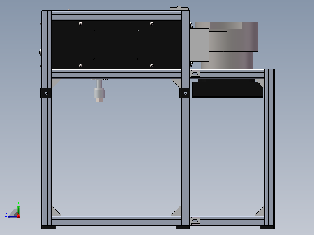 灯泡灯头自动铆压紧固设备sw18可编辑右视图