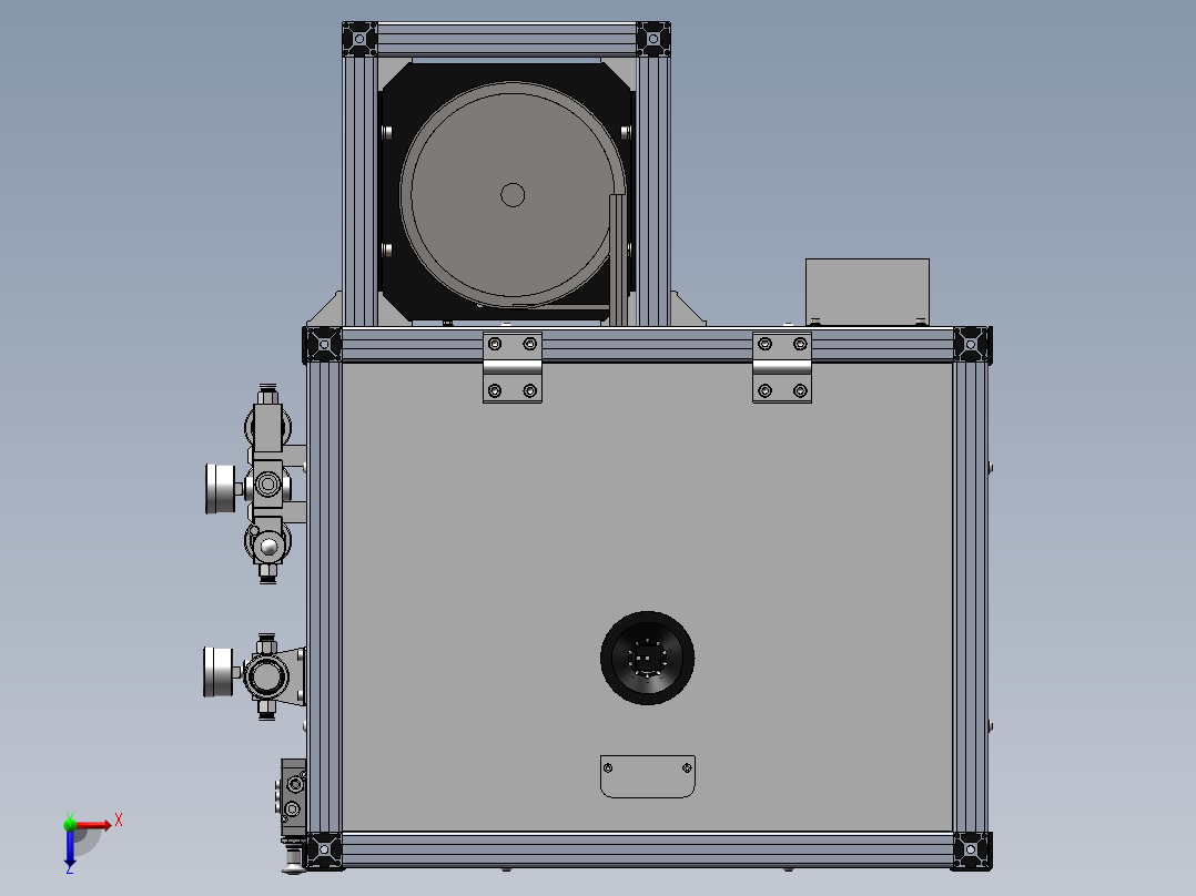 灯泡灯头自动铆压紧固设备sw18可编辑俯视图
