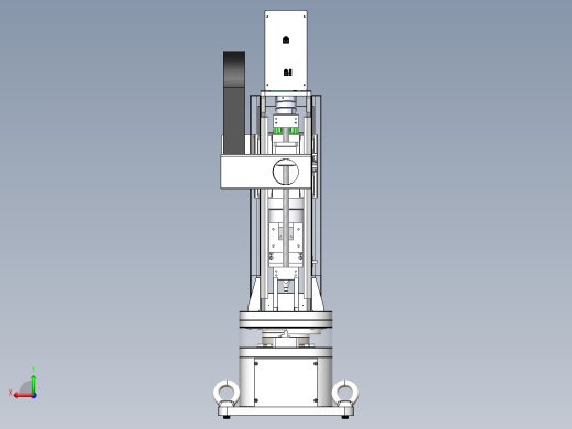 Scara-01工业机械臂sw14可编辑左视缩略图