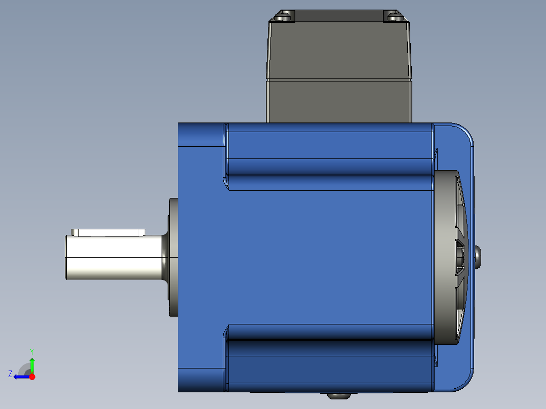 YT系列调速电机-120yt02-1800右视图