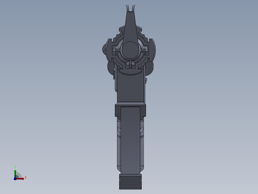 M4A4冲锋枪前视图