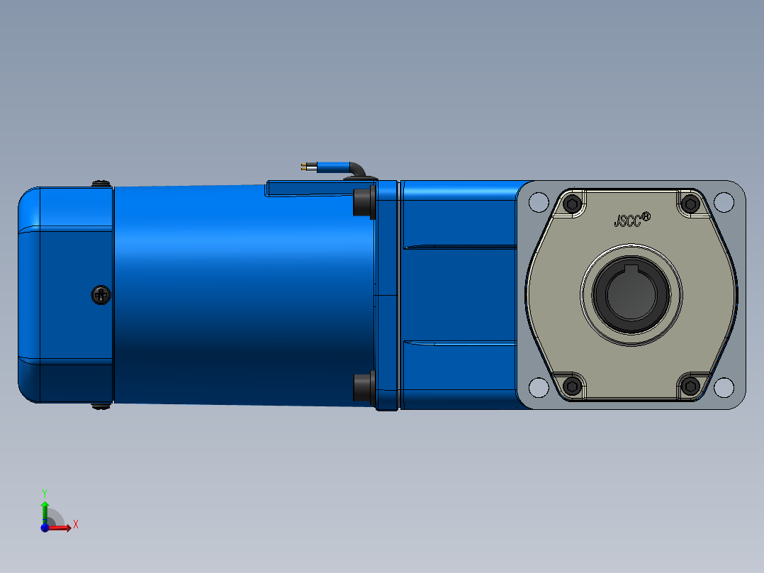 精研-调速电机-100YT200GV22+100GF120RC+SK200Enio-ZY-SM前视图