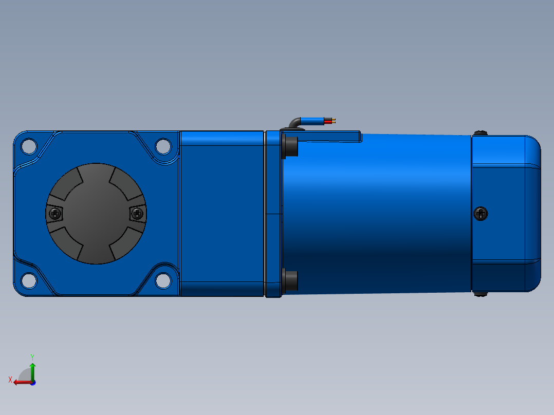 精研-调速电机-100YT200GV22+100GF120RC+SK200Enio-ZY-SM后视图