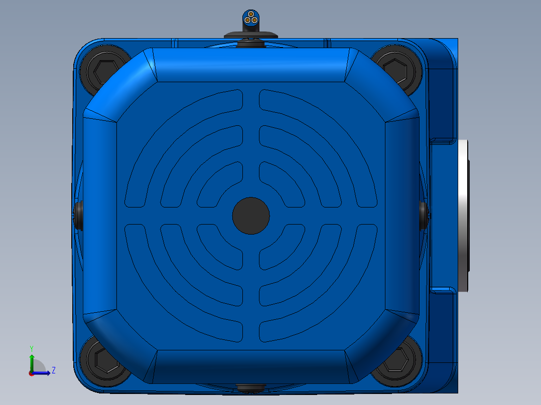 精研-调速电机-100YT200GV22+100GF120RC+SK200Enio-ZY-SM左视图