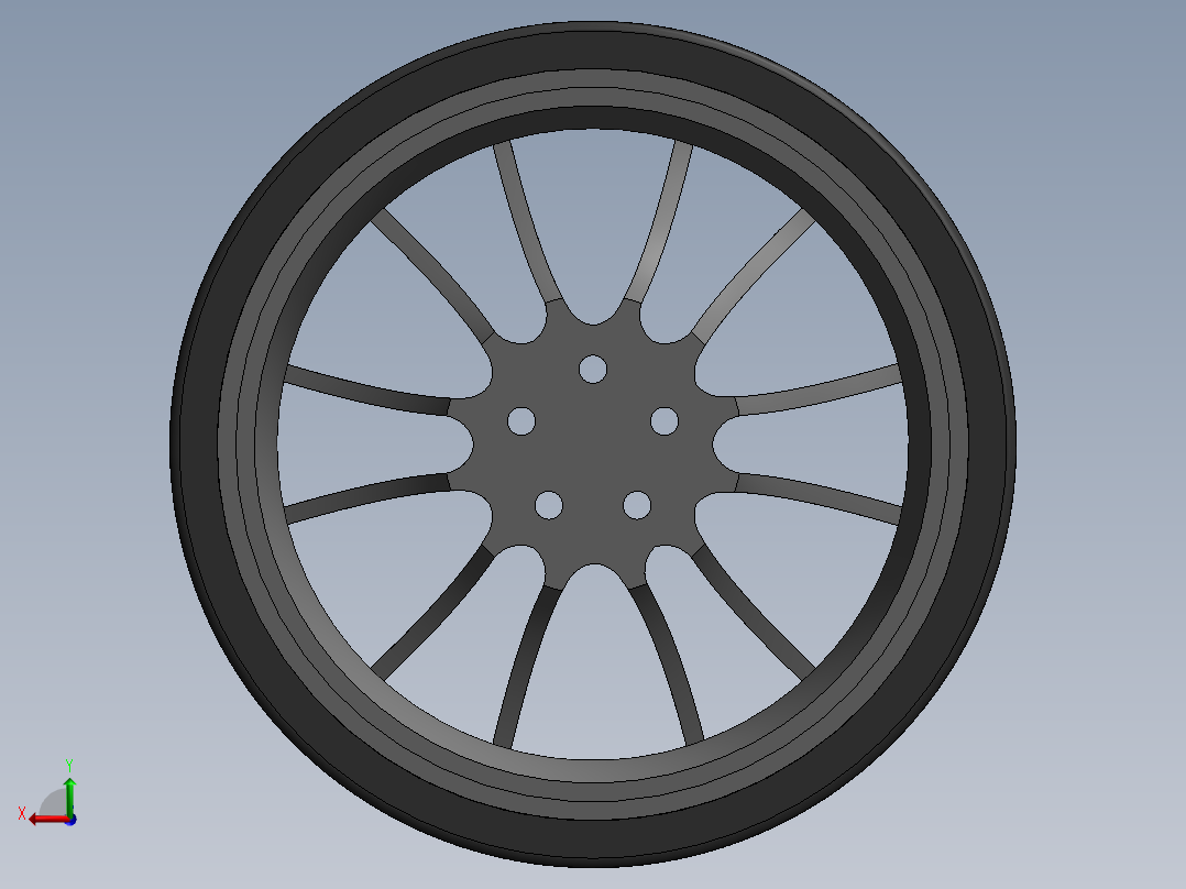 轮胎、车轮、轮毂(34)后视图