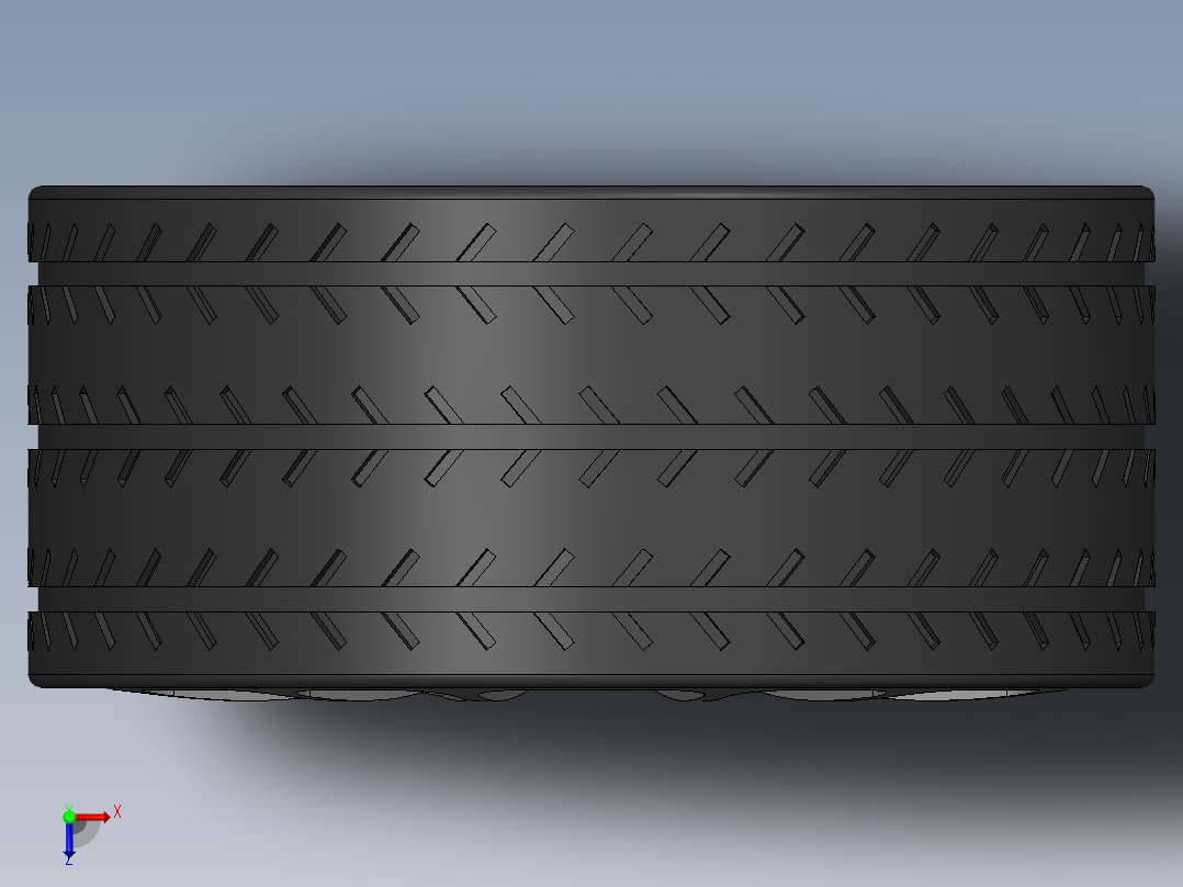 轮胎、车轮、轮毂(34)俯视图