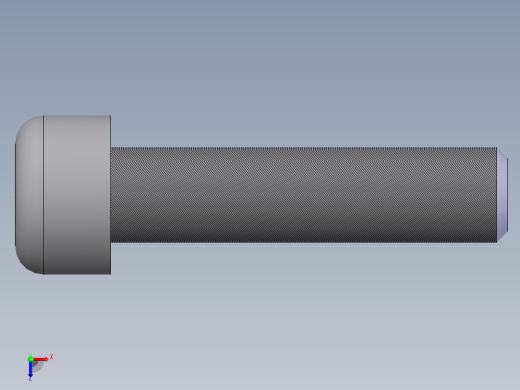 内六角圆柱头螺钉  M6×25俯视缩略图