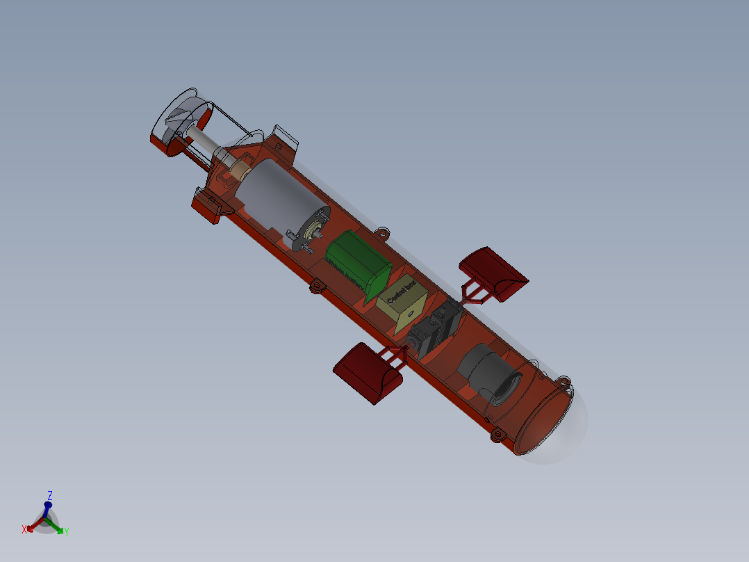 遥控操作水下机器人、水下机器人(38)