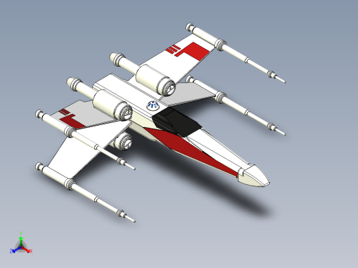 B2004164-X翼战斗机