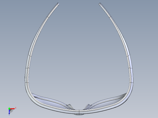 运动眼镜俯视缩略图