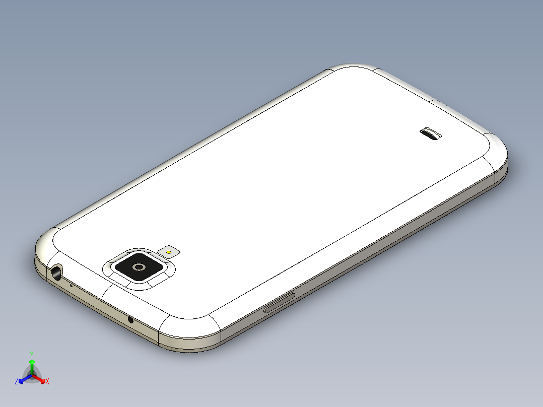 三星galaxy s4 102正等轴测图