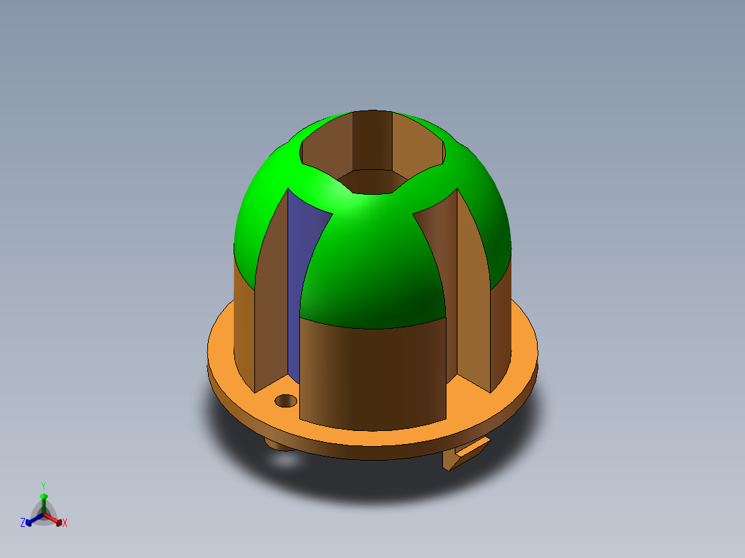 第19届练习题  CaTICs 3D19-TK04    SW19正等轴测图