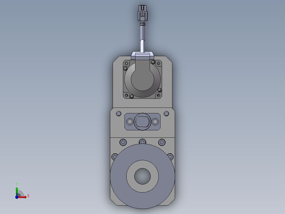 A9 伺服锁螺丝模组前视图