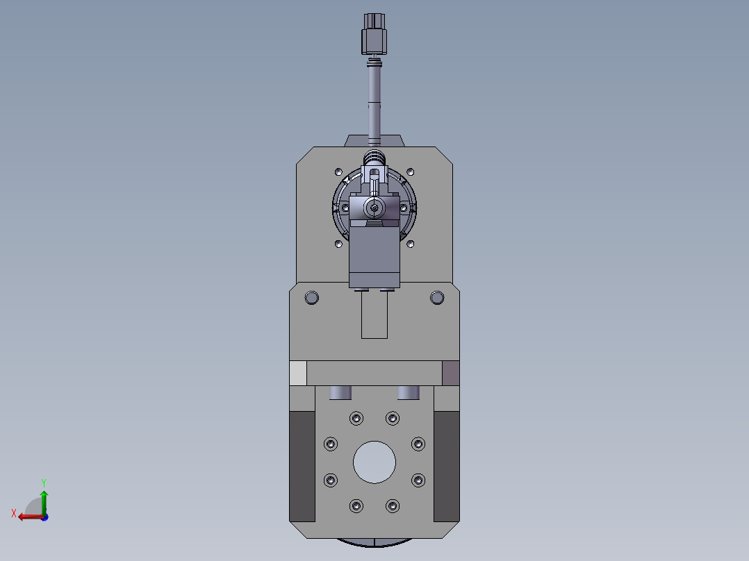 A9 伺服锁螺丝模组后视图