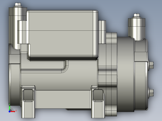 卡车车载空调压缩机前视缩略图