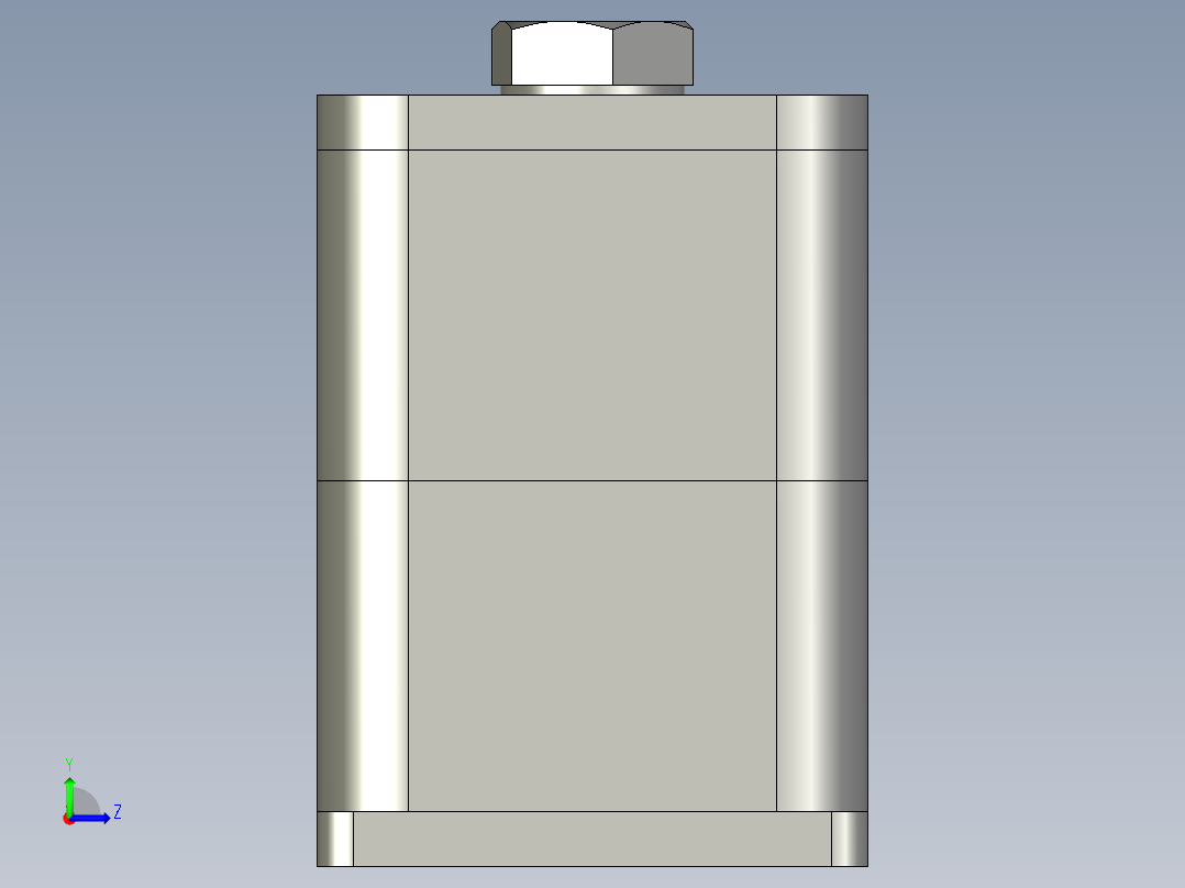 直径20油管夹左视图